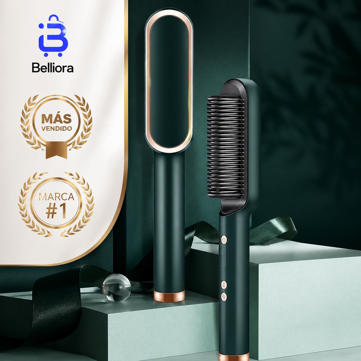 Belliora SilkPro™ Escova Alisadora Profesional