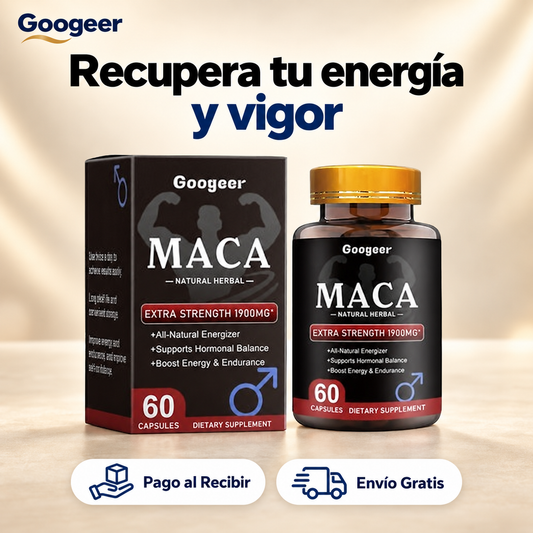 Maca extra fuerte - Recupera la energía y el deseo que sentías antes.